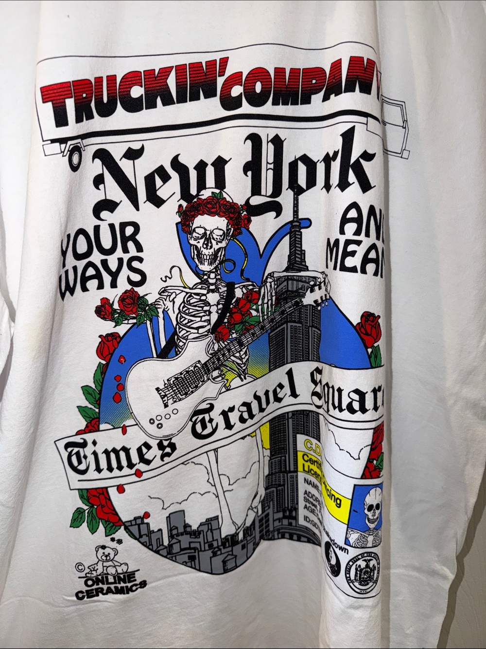 Dead and Company Ways & Means Citi Field Original Concert Shirt Online Ceramics